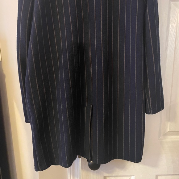 Umgee Pinstripe Longline Blazer size L - Picture 8 of 9